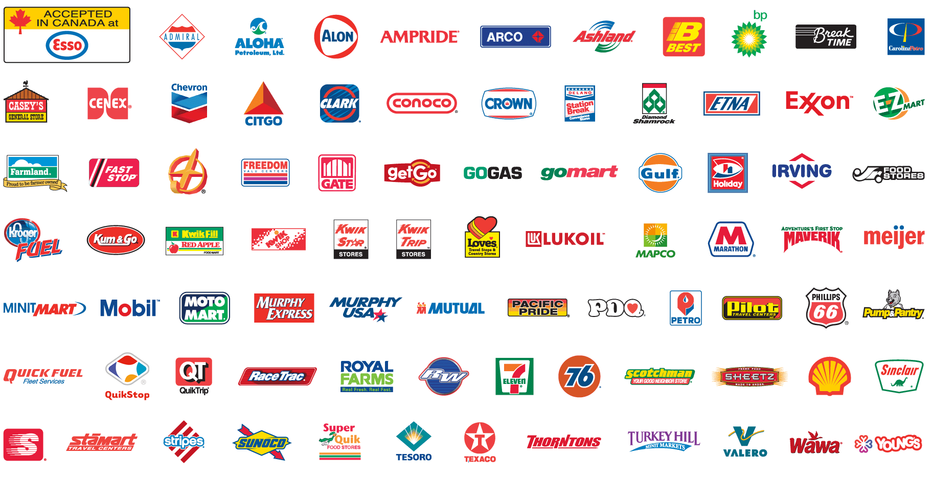 Accepting Locations Fleet Card Experts